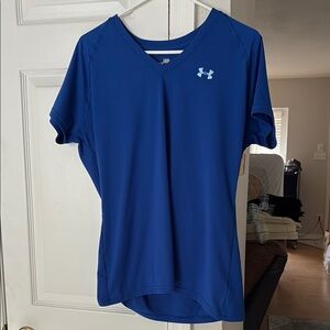 Under Armour Blue Fitted Short Sleeve T-Shirt
